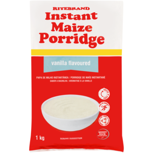 Ritebrand Vanilla Flavoured Instant Maize Porridge 1kg