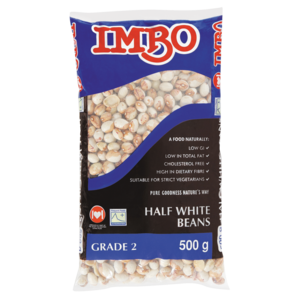 Imbo Half White Beans Pack 500g
