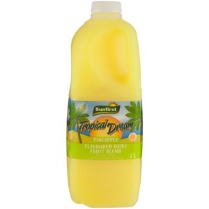 Sunfirst Tropical Dream Pineapple Flavoured Dairy Fruit Blend 2L