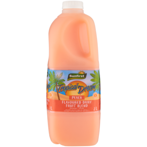 Sunfirst Tropical Dream Peach Flavoured Dairy Fruit Blend 2L