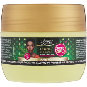 Sofnfree Cannabis & Shea Butter Hairfood Tub 125ml