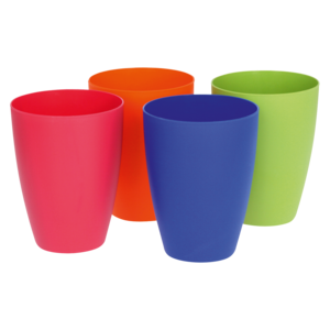 Summer Fun Plastic Tumbler Set 4 Piece