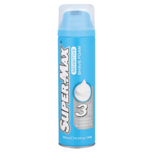Super-Max Sensitive Shave Foam 250ml
