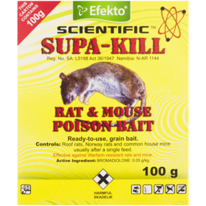 SUPA-KILL Rat & Mouse Granular Poison 100g