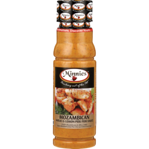 Minnies Mozambican Garlic & Lemon Peri-Peri Sauce 250ml