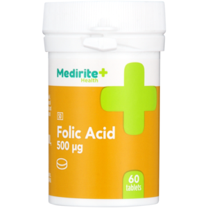 Medirite Folic Acid Tablets 60 Pack