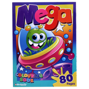 Butterfly Mega Educational Colouring Book 80 Pages