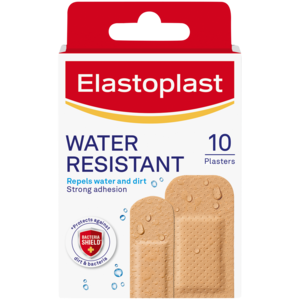 Elastoplast Assorted Water Resistant Plasters 10 Pack