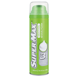 Super-Max Menthol Shave Foam 250ml