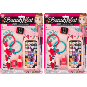 Fashion Girl Beauty Set With Phone (Colour May Vary)