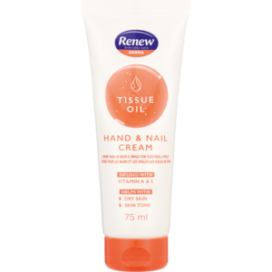 Renew Derma Hand & Nail Cream With Tissue Oil 75ml