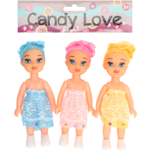 Candy Love Dolls 15cm 3 Piece (Type May Vary)