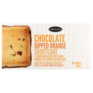 Chelsea Chocolate Dipped Orange Shortcake Biscuits 200g