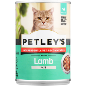 Petley's Rich In Lamb Flavoured Cat Food Can 375g