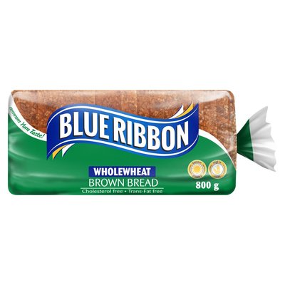 Blue Ribbon Whole Wheat Brown Bread 800g