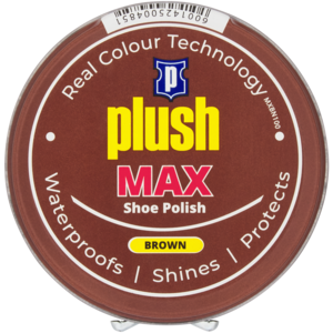 Plush Max Brown Shoe Polish 100ml
