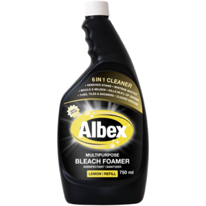 Albex Lemon Scented Multipurpose Bleach Foamer Spray Refill 750ml
