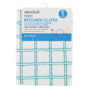 Essentials Terry Kitchen Cloth 40 x 70cm
