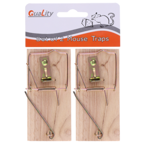 Quality Wooden Mouse Traps 2 Pack