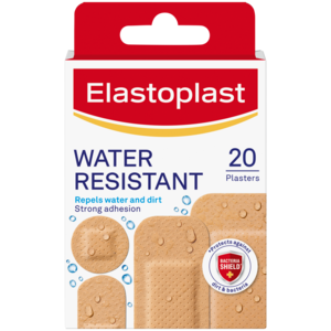 Elastoplast Assorted Water Resistant Plasters 20 Pack