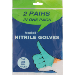 Garden Household Latex Gloves 2 Pairs