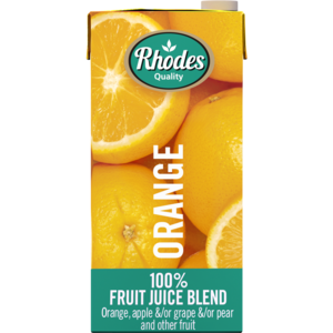 Rhodes Quality 100% Orange Juice 1L