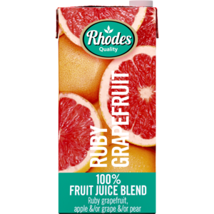 Rhodes Quality 100% Ruby Grapefruit Juice 1L