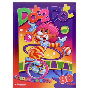 Butterfly Empire Dot To Dot Colouring Book 80 Pages