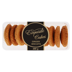 Exquisite Cakes Ginger Biscuits 200g