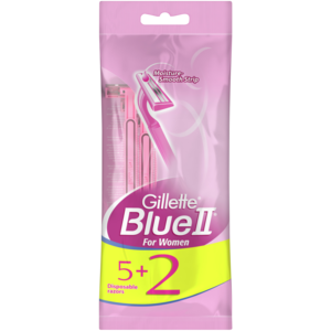 Gillette Blue2 Womens Disposable Razors 7 Pack
