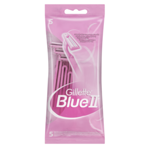 Gillette Blue II Womens Disposable Razor 5 Pack