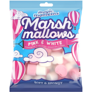 Magic Moments Pink & White Marshmallows 300g