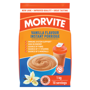 Morvite Vanilla Flavour Original Instant Porridge 1kg