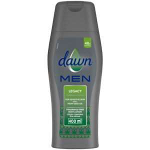 Dawn Men Legacy Fragrance Free Body Lotion 400ml