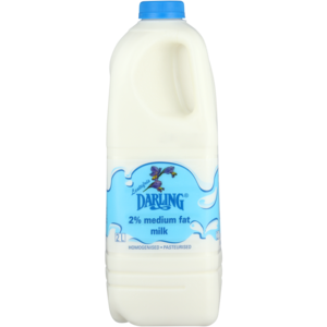 Darling Medium Fat 2% Milk 2L
