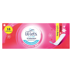 Lil-Lets Smartfit Scented Long Length Pantyliners 16 Pack