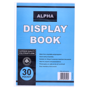 Alpha Display Book 30 Pocket