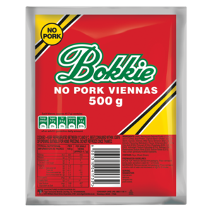 Bokkie No Pork Viennas 500g