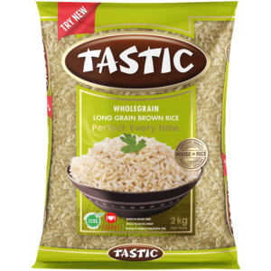Tastic Wholegrain Long Grain Brown Rice 2kg