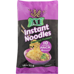 A1 Instant Noodles 10 x 55g (Flavour May Vary)