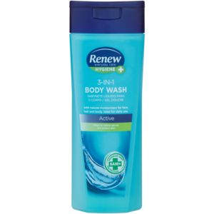 Renew 3 In 1 Active Body Wash 400ml