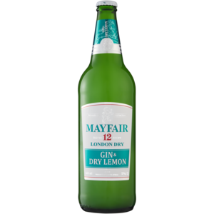 Mayfair Gin & Dry Lemon Spirit Cooler Bottle 660ml