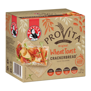 Provita Original Wheat Toast Crackerbread 125g