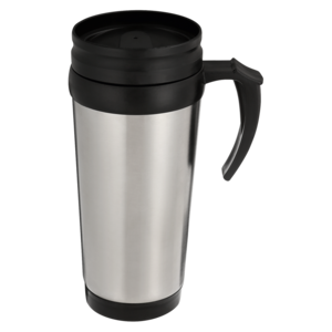 TravelVac Steel Series Stainless Steel Travel Mug With Handle 470ml