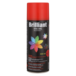 Brilliant Regular Red Spray Paint Can 300ml