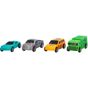 City Car Super Powered Car Set 4 Pack