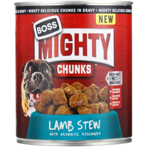 Boss Mighty Chunks Lamb Stew Wet Dog Food 775g