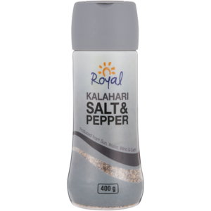 Royal Kalahari Salt & Pepper Mix 400g