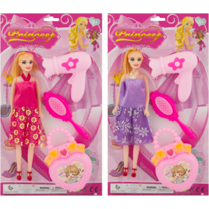 Princess Doll 27cm 4 Piece (Type May Vary)