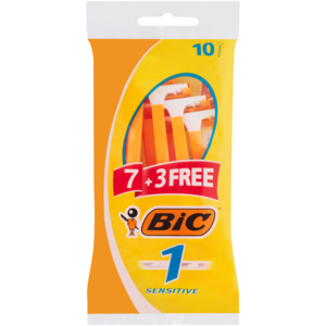 BIC 1 Men's Disposable Razors Pouch 7 + 3 Free